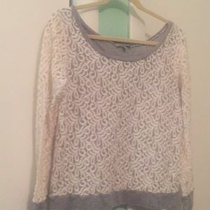 Bordeaux lounge top Anthropologie